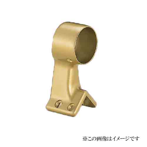 シロクマ 白熊印・E形鉤括弧出隅止 BR-128 1箱10個入 (手摺り用部分品・鉄器 手摺り てすり 部分品)