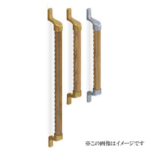 シロクマ 白熊印・スリムディンプル手すり　BR-597　600mm (diy リフォーム 手摺り てすりド 玄関 介護 バリアフリー 介護用品 通販)