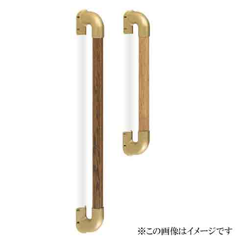 シロクマ 白熊印・出隅二点手すり　BR-863　600mm (diy リフォーム 手摺り てすり 玄関 ベッド 介護 バリアフリー 介護用品 通販) 4,172円
