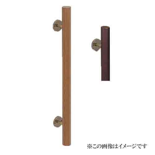 シロクマ 白熊印・ドアー取手 No.182自然木丸型取手 400|Toda-Kanamono