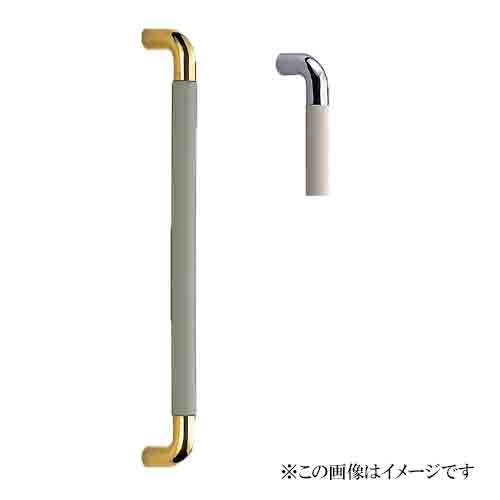 シロクマ 白熊印・ドアー取手 No.157 パッド取手 600　仕上：クローム/アイボリ