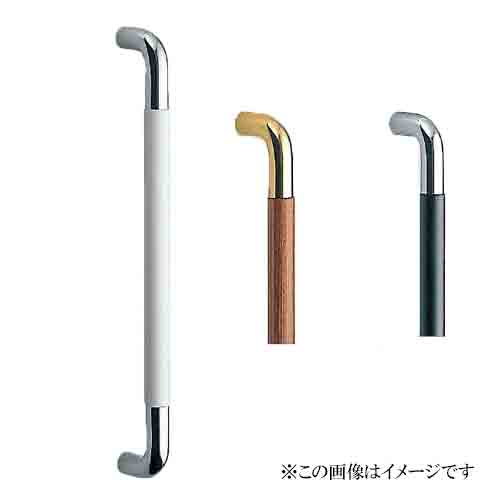 シロクマ 白熊印・ドアー取手 No.202 丸棒取手　800　仕上：金ウッド