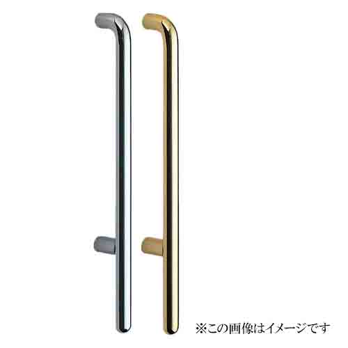 シロクマ 白熊印・ドアー取手 No.206 F形丸棒取手　仕上：クローム｜Ｔｏｄａ-Ｋａｎａｍｏｎｏ