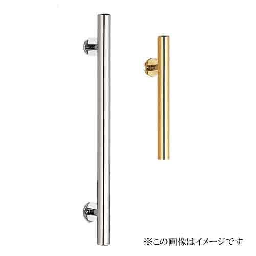シロクマ 白熊印・ドアー取手 No.305 甲丸丸棒取手　400　仕上：クローム