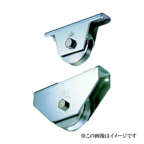 ヨコヅナ JCS-1005 440Cベアリング入 ステンレス鋼掛け目戸車 V型 100粍 / 2個入