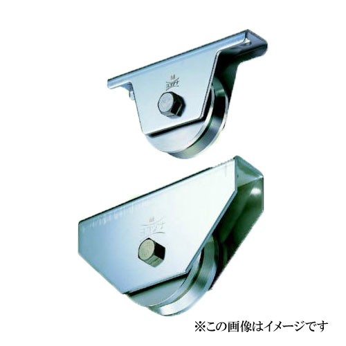 ヨコヅナ JBS-0505 ステンレス鋼掛け目戸車 V型 50粍 / 1個