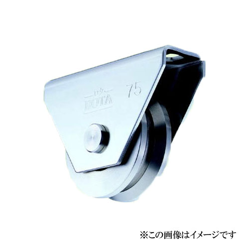 ヨコヅナ WBS-0605 ロタ・ステンレス重量戸車 V型 60mm / 2個入