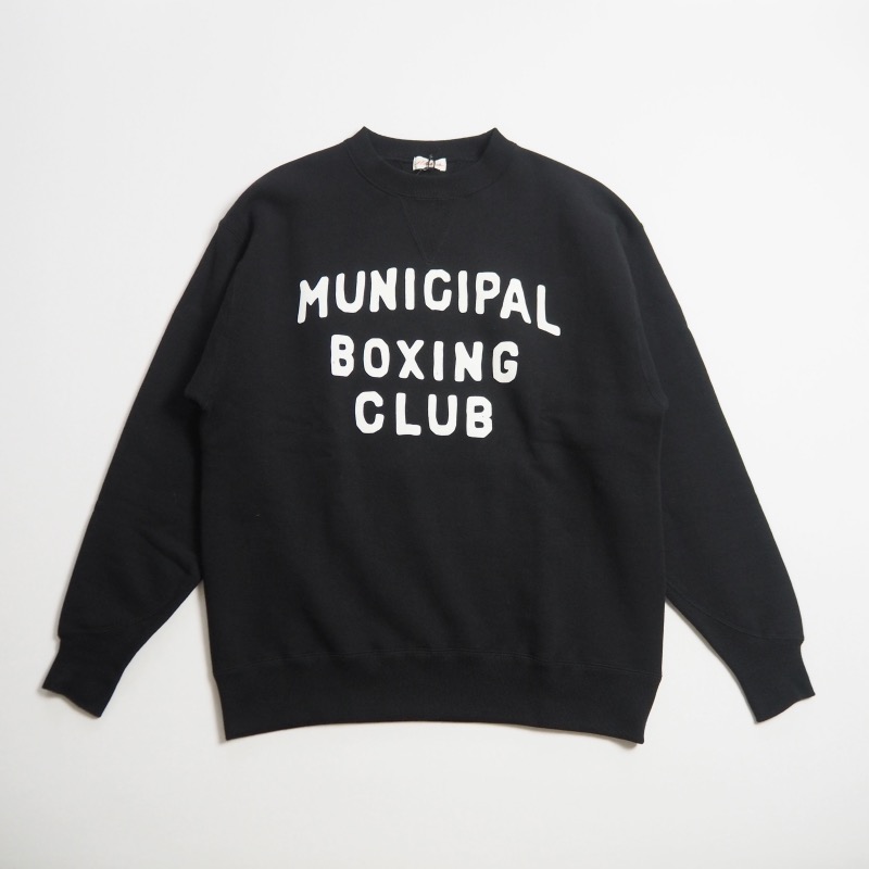 A.G.SPALDING & BROS A.G.スポルディング＆ブロス プリント両Vスウェットシャツ PRINT TRAINING SHIRTS / MUNICIPAL BOXING CLUB