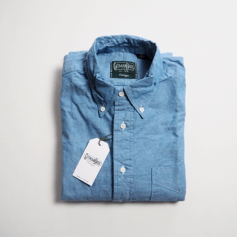 GITMAN VINTAGE ギットマンヴィンテージ シャンブレーボタンダウンシャツ / CLASSIS CHAMBRAY