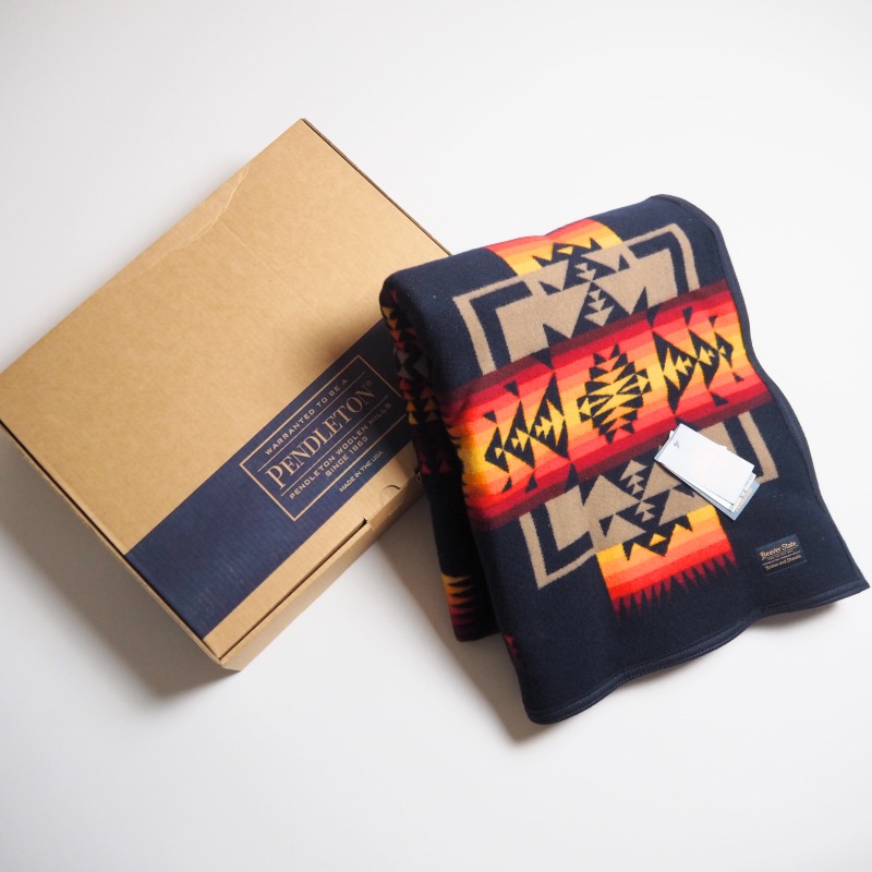 PENDLETON ペンドルトン 大判毛布 CHIEF JOSEPH BLANKET ROBE (163cmx203糎) / INDIGO