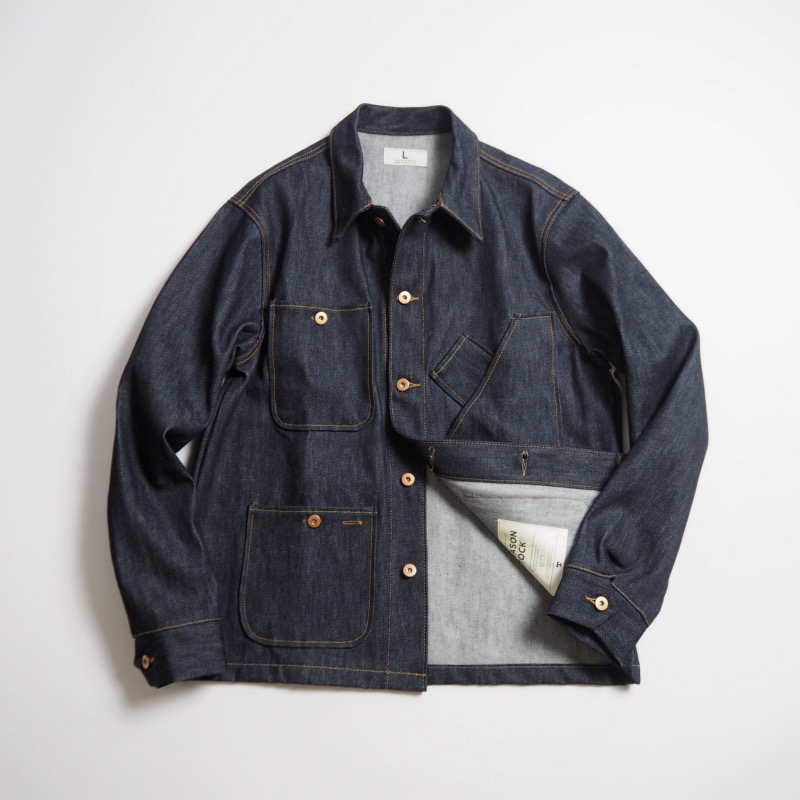 TELLASON STOCK テラソンストック デニムカバーオール COVERALL JACKET / CONE MILLS 14oz NON-SELVEDGE DENIM