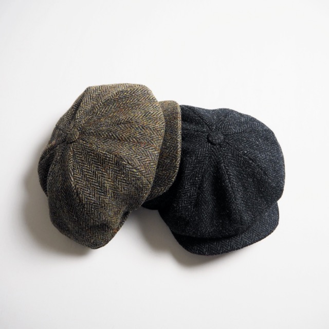 HANNA HATS ハンナハット ハリスツイードキャスケット JP CAP HARRIS TWEED 2カラー
