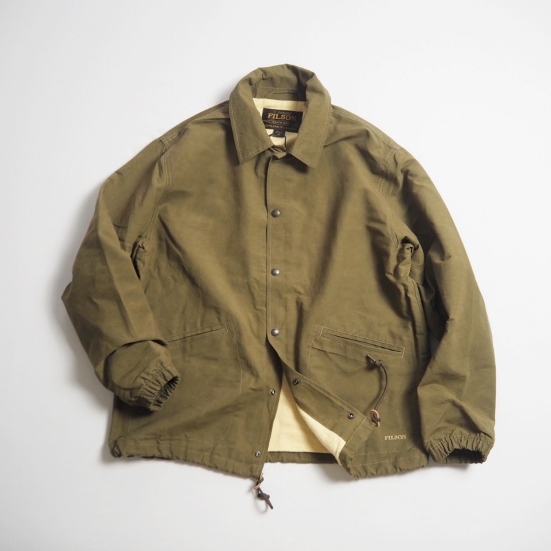 FILSON フィルソン ドライワックスコーチジャケット DRY WAX WINDBREAKER / MILITARY OLIVE