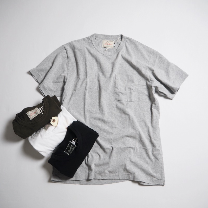 Dehen ディーエン デーヘン 隠しティーシャツ HEAVY DUTY TEE SINGLE POCKET / CORE COLOR