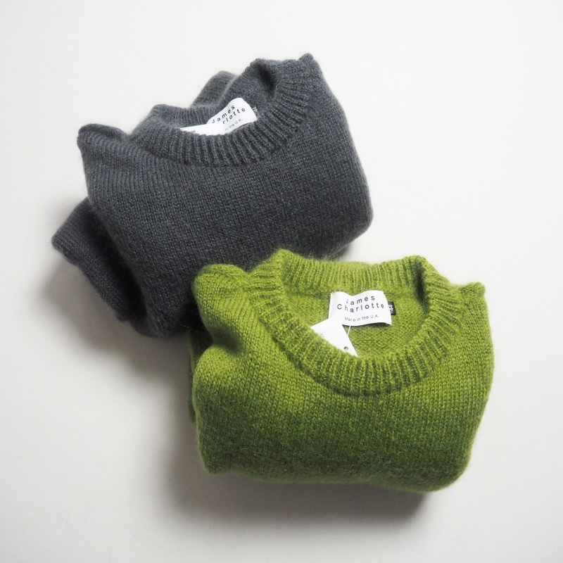 JAMES CHARLOTTE ジェームスシャルロット クルーネックモヘアセーター MOHAIR CREW PULLOVER / 2色合い
