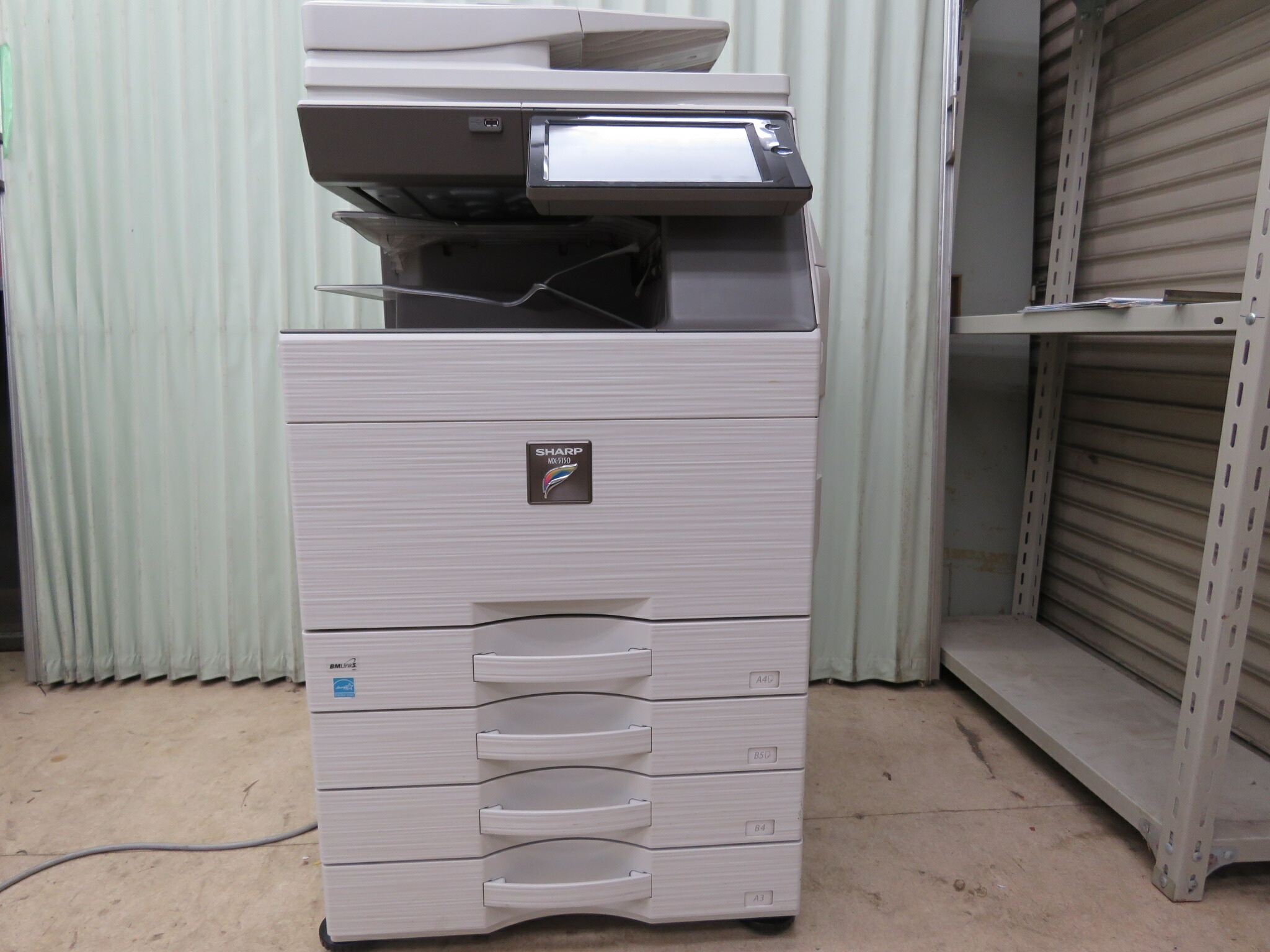 複合機 コピー機 本体 A3 Sharp シャープ Mx 5150fn 中古 業務用 オフィス フルカラー プリンター スキャナー Fax 給紙カセット4段 卸売 複合機 コピー機 本体 A3 Sharp シャープ Mx 5150fn 中古 業務用 オフィス フルカラー プリンター スキャナー Fax 給紙カセット4段 卸売