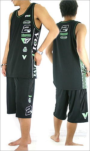 ボルコム【VOLCOM】 シリーズ《Villopoto》 メッシュTANK＆ハーフパンツ(短パン)セット