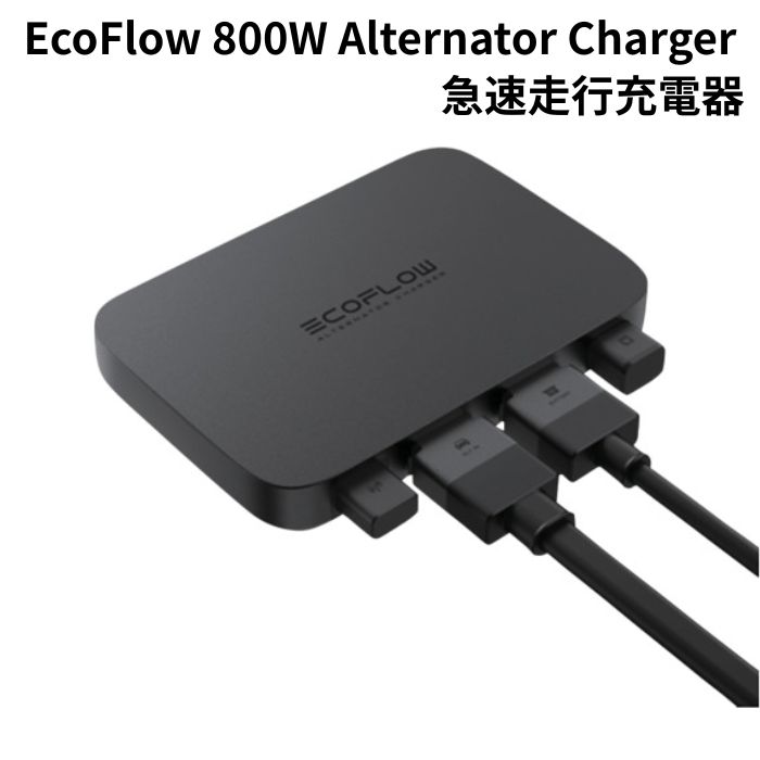 EcoFlow 800W alternator Chaeger 手っとり早い走行申し受ける器 カーチャージャー 乾電池申し受ける器 オルネーターチャージャー 露営鉄道車両 エコ流出