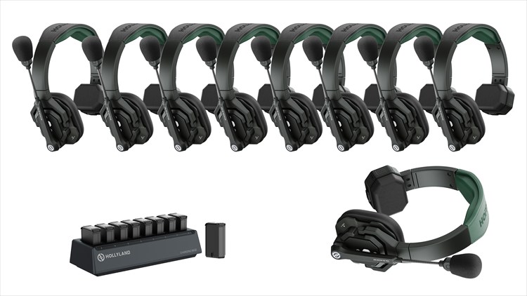 Hollyland Solidcom SE Pro-9S ノイズキャンセリング 無線電話上端仕かける | デュアルマイクロホン ノイズキャンセリング 防塵雨合羽 最高限度400mの伝わらす活動の領域