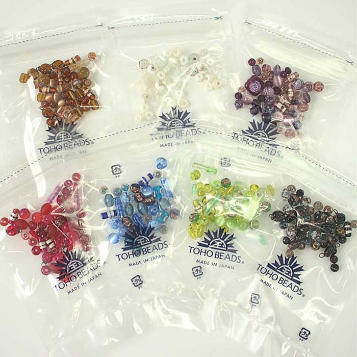 楽天市場】グラスビーズミックス NO.3201〜3204 バラパック 7g (NO