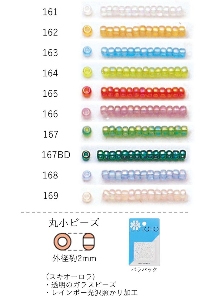 楽天市場】丸小ビーズ(蛍光着色ラスター) NO.801〜978 バラパック 7g