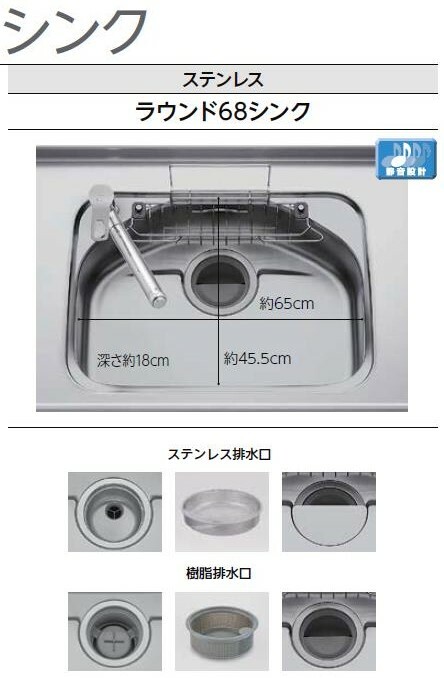 市場 壁付I型 間口195cm奥行60cm高さ85cm 開き扉プラン ウォールユニット無 3口コンロ レンジフード システムキッチン 食器洗い乾燥機無