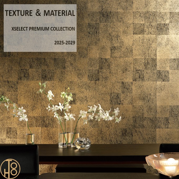 【4月限定エントリーで最大100%Pバック】のりなし国産壁紙 サンゲツSGM クロス 本売 巾92cm×7.4m巻 箔寸法約9.2cm 不燃 SGM1192 紙系壁紙 エクセレクト HAKU 箔