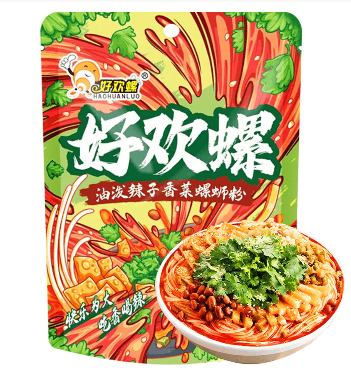 楽天市場】螺蛳粉 好歓螺 油掛け辣子香菜入り 柳州螺蛳粉 油泼辣子香菜