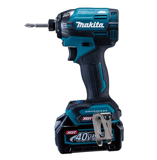 マキタ(Makita) Led 点火装置 申し受ける式インパクトドライバ（青） 40Vmax2.5Ah バッテリ2本・申し受ける器・容れもの付 TD002GRDX 定め事品