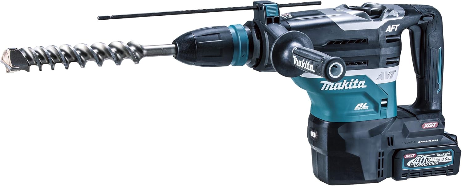 マキタ(Makita) 40粍申し受ける式ハンマドリル 40Vmax4Ah バッテリ2本・申し受ける器・容れもの付 HR005GRMX 青 定め事品