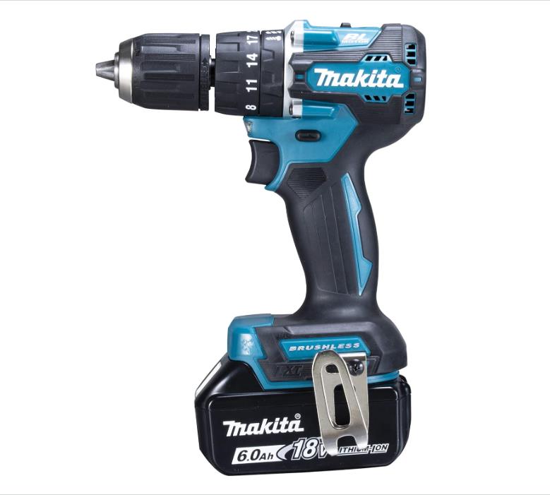 マキタ(Makita) 申し受ける式揺りうごかすドライバドリル 18V6Ah バッテリ2本・申し受ける器・容れもの付 HP487DRGX 青 定め事品