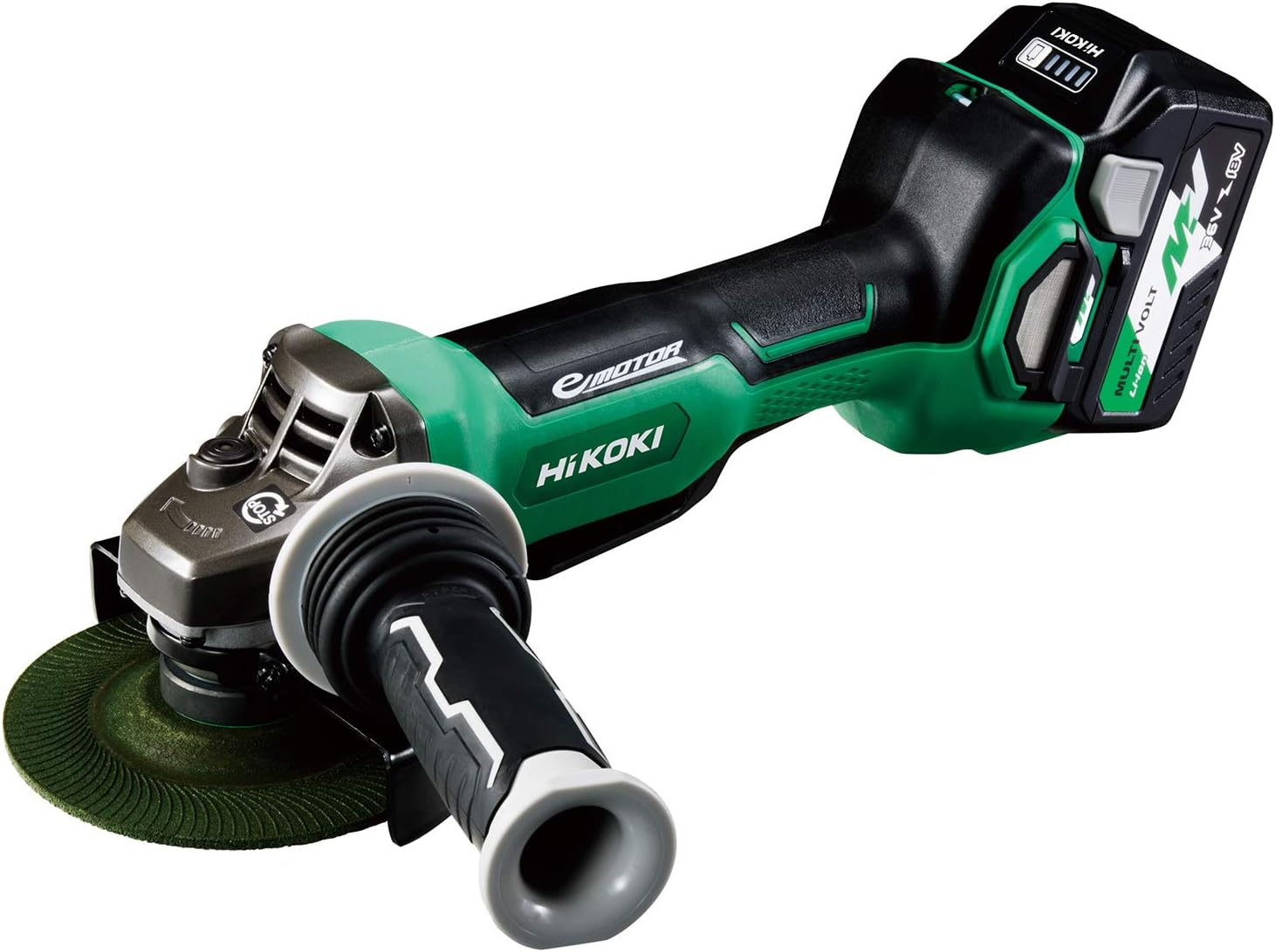HiKOKI(ハイコーキ) コードレスディスクグラインダ 36V マルチボルト 充電式 砥石Φ125mm パドルスイッチ リチウムイオン電池、充電器付※蓄電池保証書、純正ケース付 G3613DB(XP) 正規品|東華国際