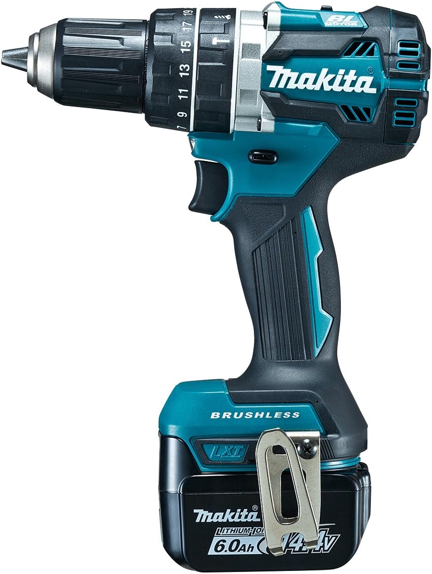 マキタ Makita 14.4V 申し受ける式揺りうごかすドライバドリル 青 6.0Ah HP474DRGX 置き目品