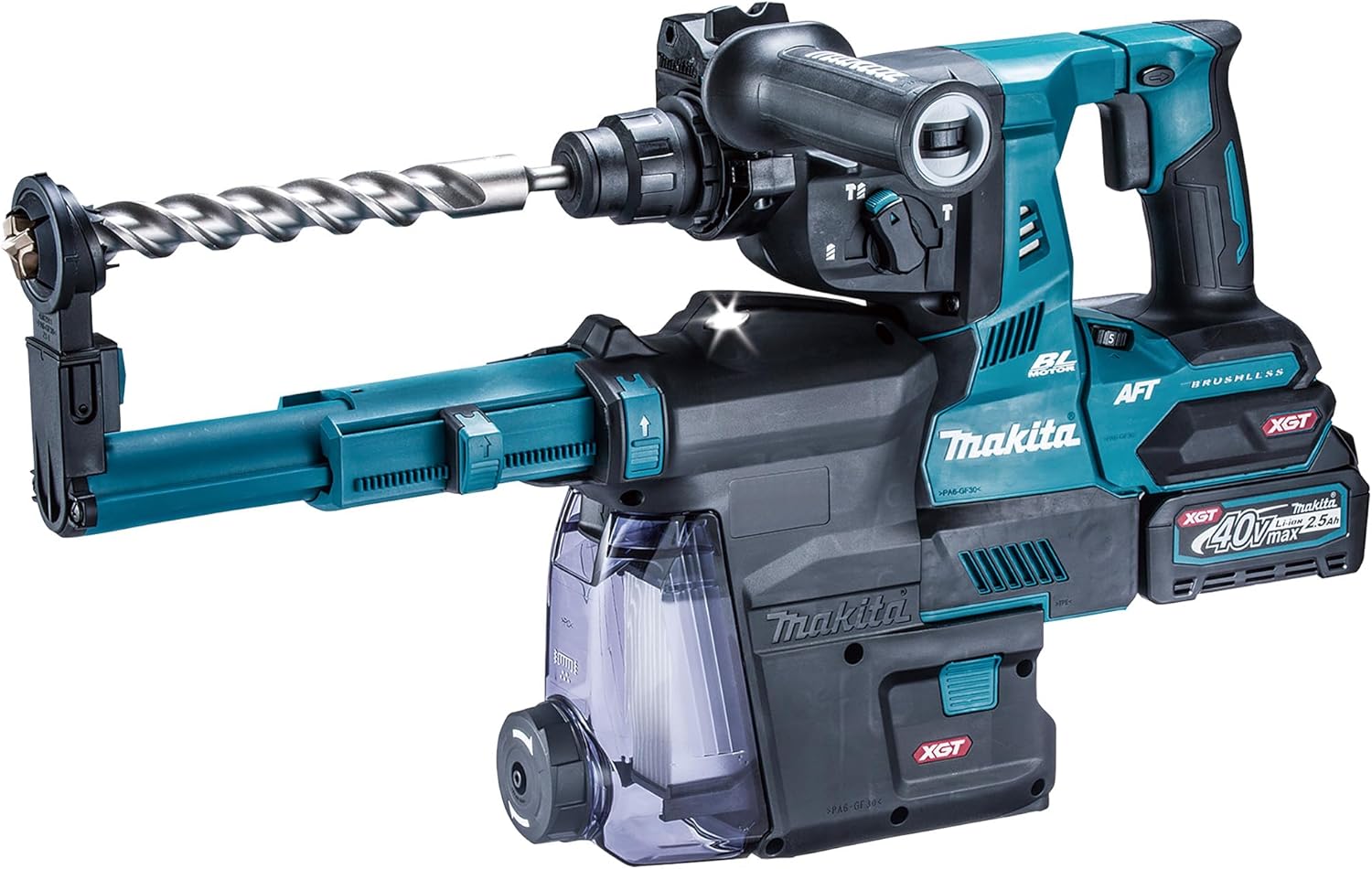 楽天市場】マキタ(Makita) 30ミリ充電式ハンマドリル 40Vmax4Ah