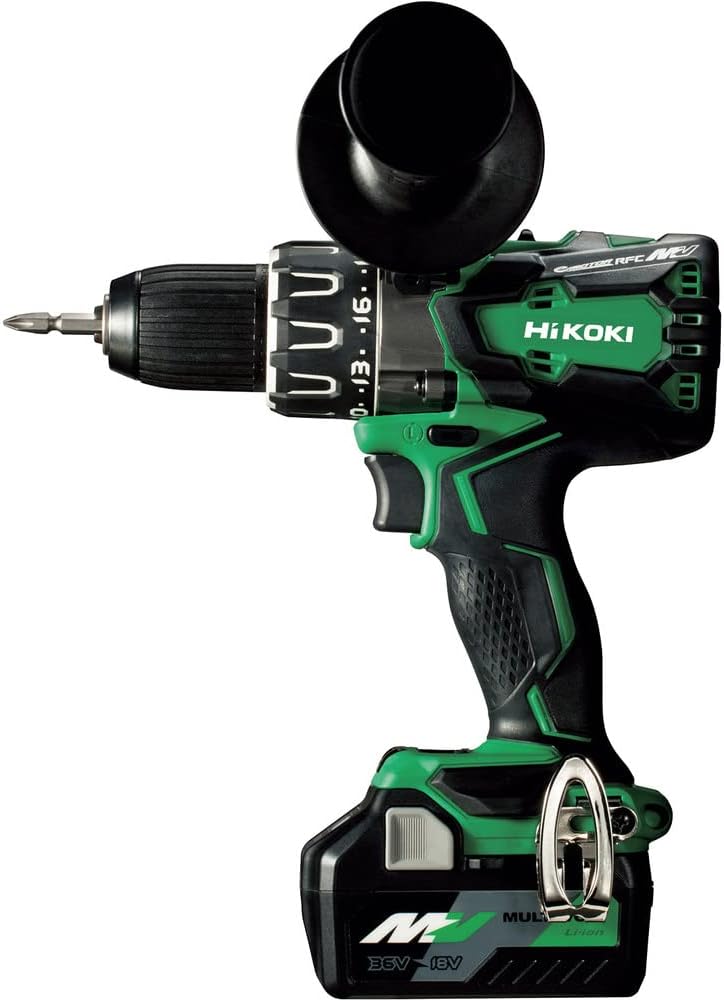 HiKOKI(ハイコーキ) 旧日立工機 コードレスドライバドリル 36V マルチ雄捩子 申し受ける式 リチウムイオン蓄電池、申し受ける器、蓄積蓄電池付※乾電池お墨付き、完全無欠容れもの付 DS36DA(2XP) 定まり品