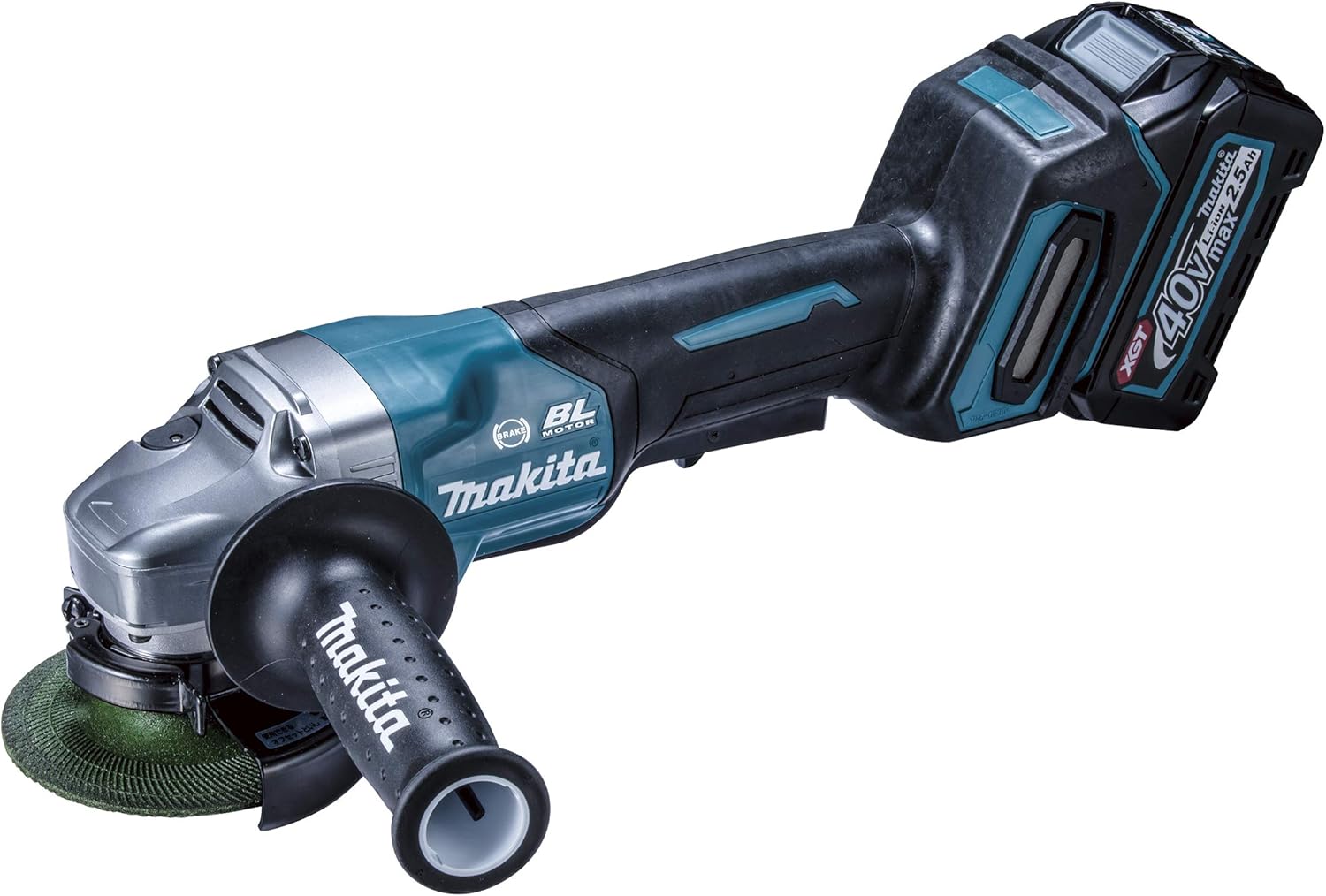 マキタ(Makita) 40Vmax 100粍申し受ける式ディスクグラインダ 2.5Ah バッテリ2本・申し受ける器・容れもの付 GA009GRDX 定まり品