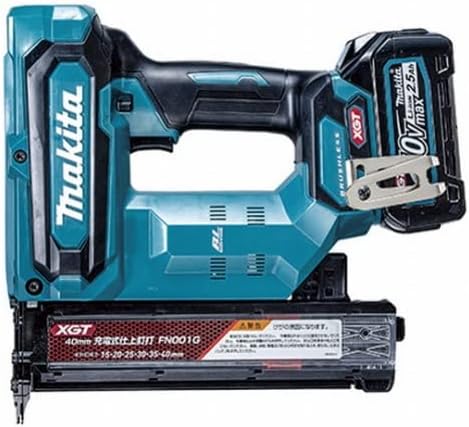 マキタ(Makita) 申し受ける式仕上釘打 40Vmax 2.5Ah バッテリ1本・申し受ける器・入れもの付 FN001GRD 置き目品