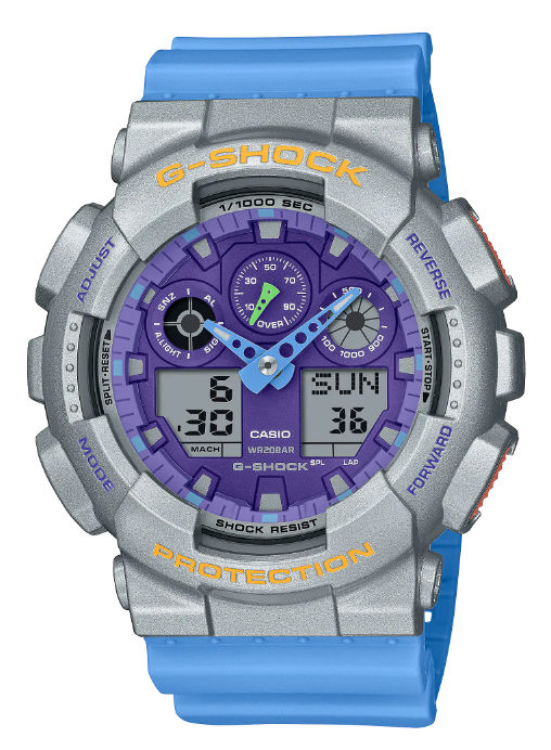 CASIO カシオ G-SHOCK Gショック ジーショック 海外モデル GA-100EU-8A2｜T.Time