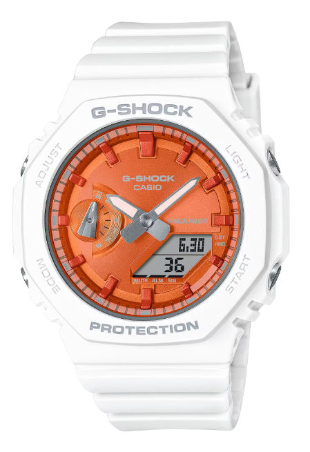 CASIO カシオ G-SHOCK Gぼうぜん自失 ジーショック ボーイズサイズ 外国で模範例 GMA-S2100WS-7A