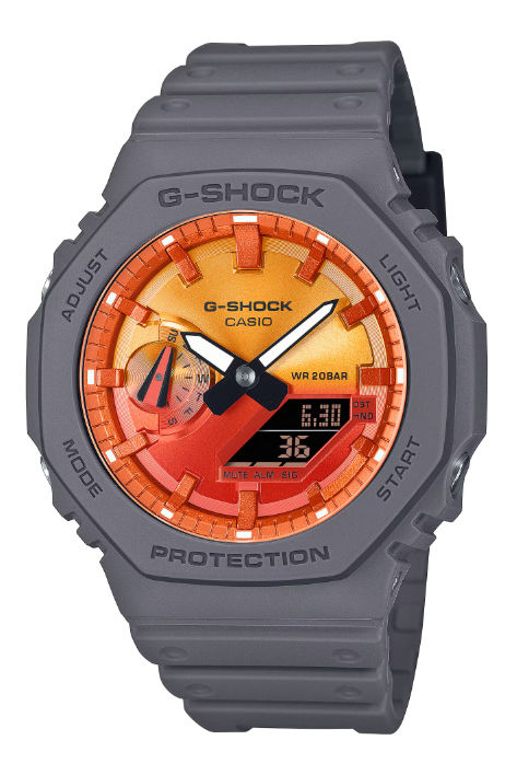 CASIO カシオ G-SHOCK Gぼうぜん自失 ジーショック 外国で模範例 GA-2100FL-8A
