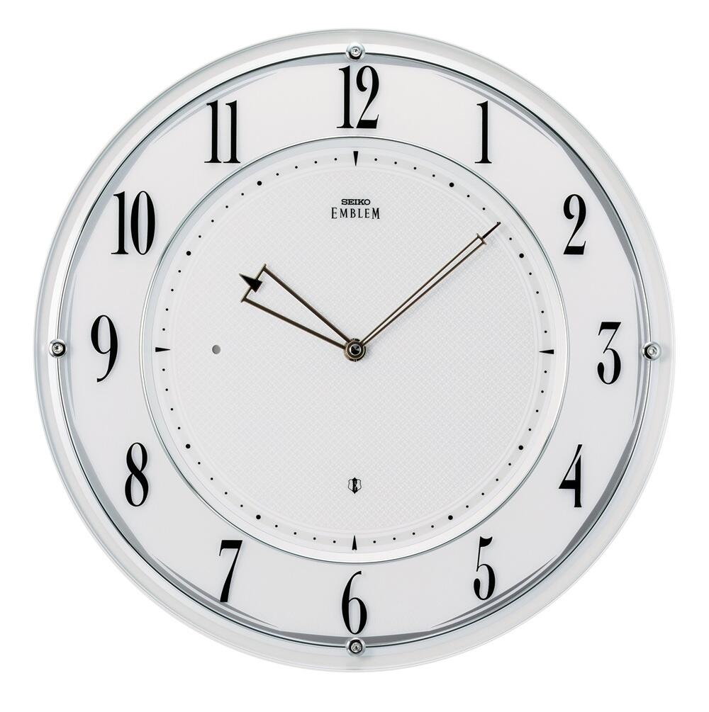 【お取寄せ品】セイコークロック 電波掛時計「セイコーエムブレム」HS562W|T.Time