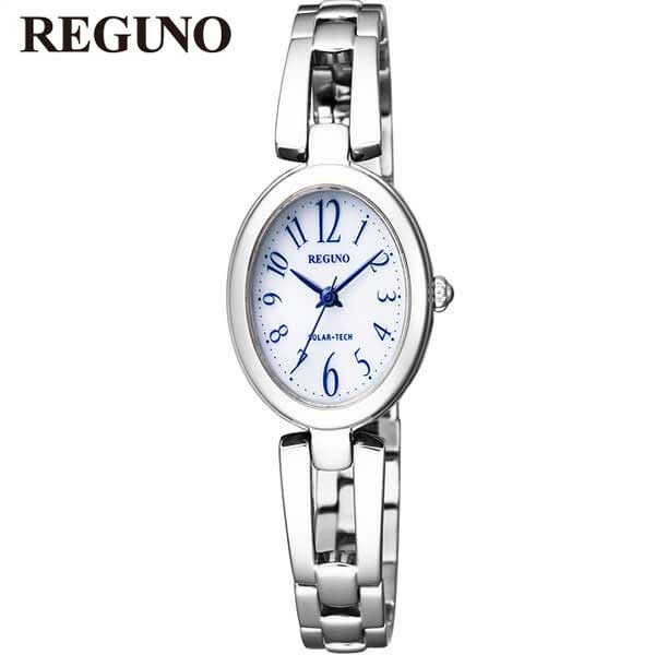【お取り寄せ】シチズン レグノ 腕時計 ソーラー レディース KP1-616-13 CITIZEN REGUNO 国内正規品 ソーラーテック メタルバンド ブレスレット ビジネス 白 ホワイト 青 ブルー かわいい 誕生日プレゼント 女性 彼女 女友達 娘 ギフト ブランド