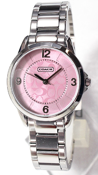 【楽天市場】COACH コーチ 14501615 Classic Signature クラシックシグネチャー ピンク文字板 レディース 腕時計