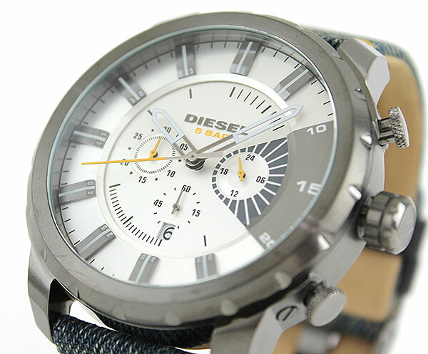 Diesel ディーゼル 時計 おしゃれ Dz4345 Stronghold ストロングホールド 海外モデル メンズ 腕時計 ウォッチ クオーツ アナログ 銀 シルバー デニム レザー 革ベルト バンド 誕生日プレゼント 男性 彼氏 旦那 夫 友達 息子 ギフト Painfreepainrelief Com