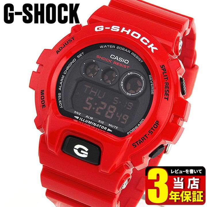 【楽天市場】casio カシオ G Shock Gショック Gd X6900rd 4 クオーツ メンズ 腕時計 赤 レッド 海外モデル 多機能 カジュアル スポーツ 誕生日プレゼント 男性 8152