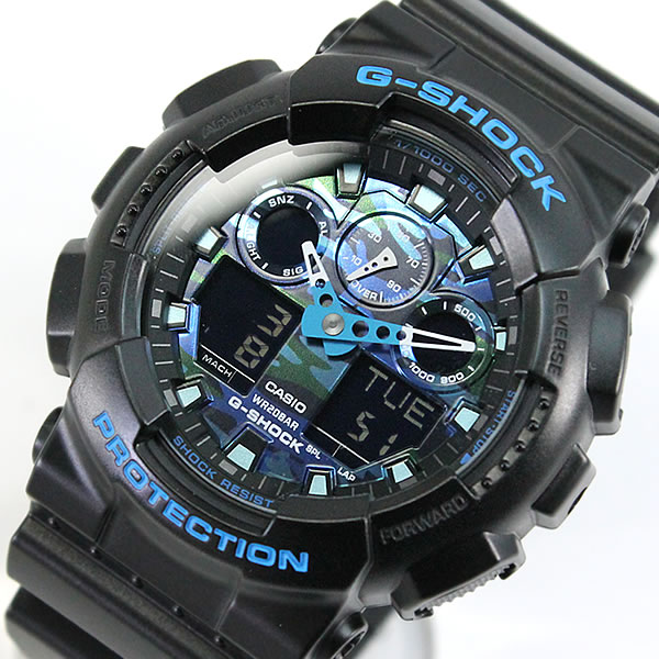 CASIO G-SHOCK カシオジーショック 腕時計 - 黒x白 【古着】【中古】の