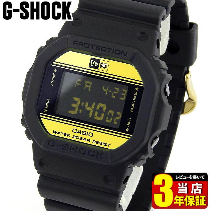 最大12 Offクーポン G Shock Gショック 35周年 ニューエラ コラボモデル 限定モデル Casio カシオ ジーショック Dw 5600ne 1 メンズ 腕時計 デジタル 黒 ブラック 金 ゴールド 父の日 実用的 誕生日プレゼント 男性 ギフト 四角 海外モデル ブランド 激安ブランド