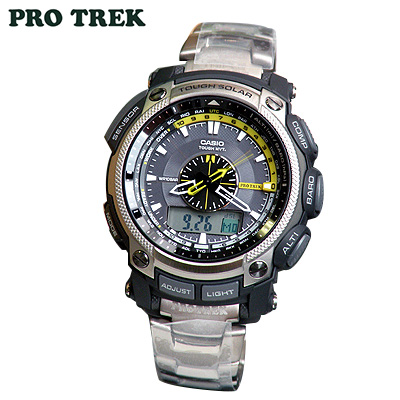 【BOX訳あり】CASIO カシオ PROTREK プロトレック PRW-5000T-7 タフ ソーラー 電波 メンズ 時計 腕時計 誕生日プレゼント 男性 ギフト ブランド