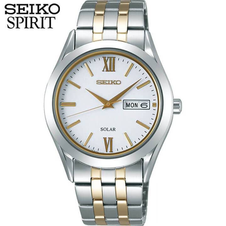 超人気の セイコー セレクション スピリット 腕時計 Seiko Selection Spirit メンズ ソーラー ペアシリーズ Sbpx085 国内正規品 ウォッチ メタル バンド アナログ 銀 シルバー 金 ゴールド 誕生日プレゼント 男性 彼氏 旦那 夫 友達 ギフト ブランド 魅了 Www