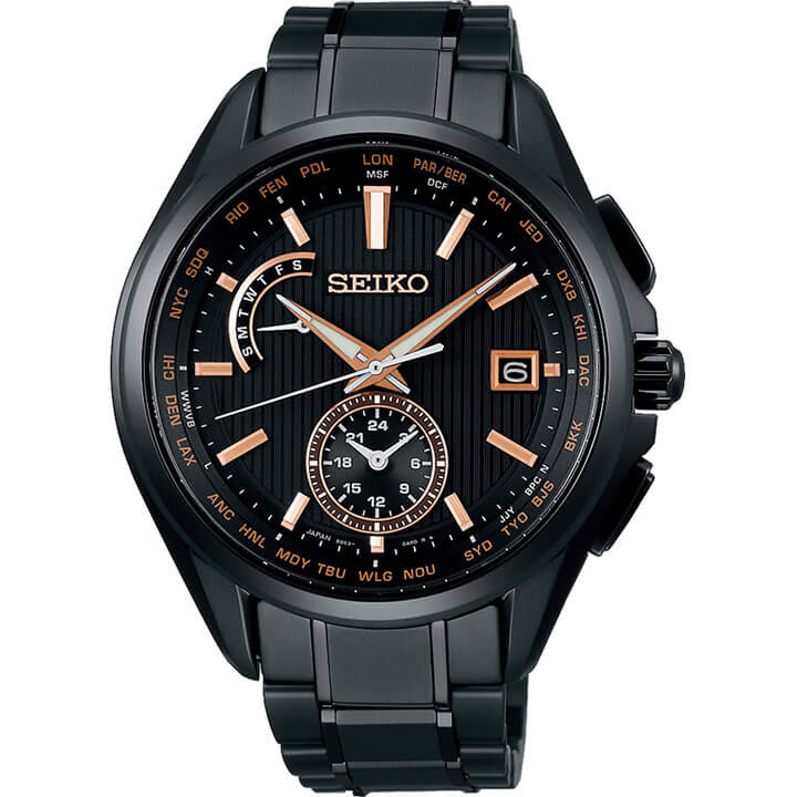ポイント2倍 5 3 男性 11 59まで Seiko セイコー Brightz ブライツ ソーラー電波修正 限定モデル メンズ腕時計 限定モデル メンズ 腕時計 Seiko セイコー Brightz ブライツ ソーラー電波修正 限定モデル メンズ 腕時計 メタル 黒 ブラック Saga293 国内正規品 誕生日